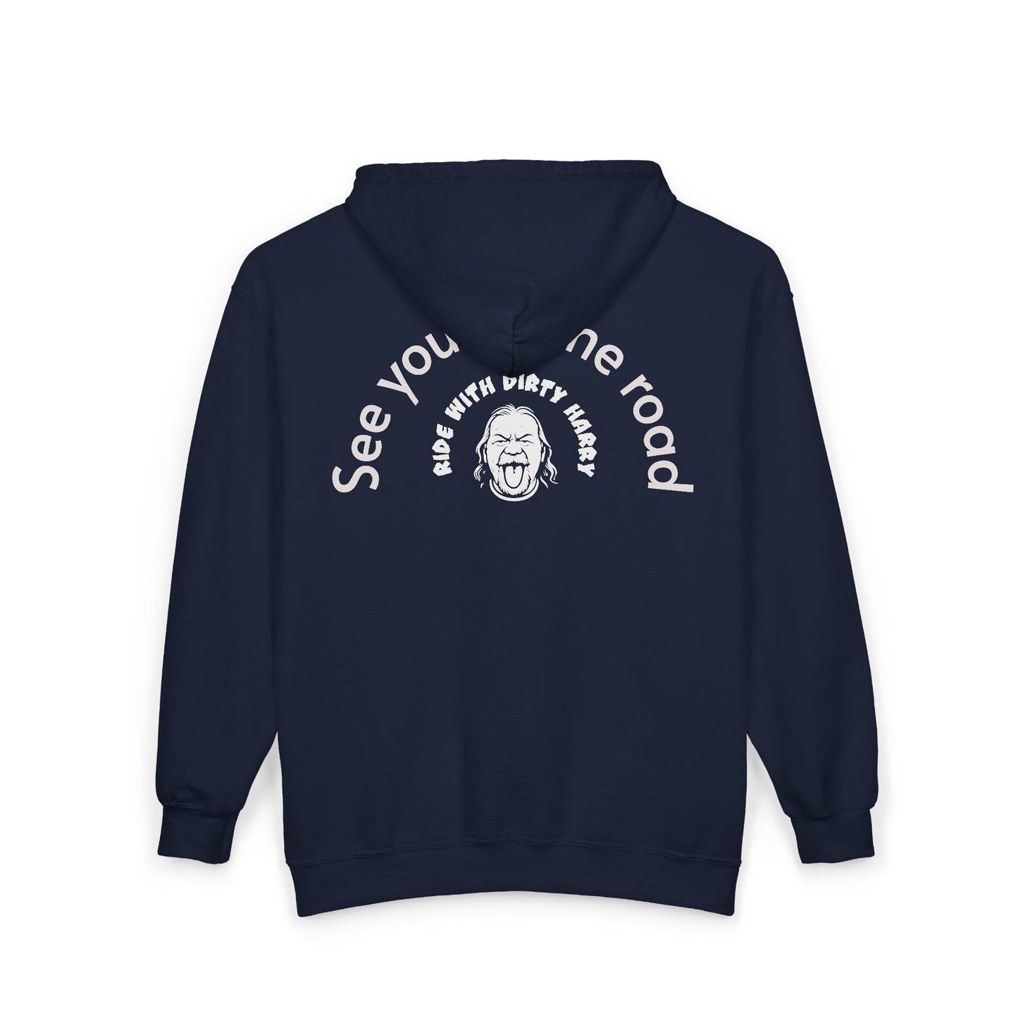 Personalizable Journey Zip Hoodie — Custom Travel Motto Full-Zip Sweatshirt