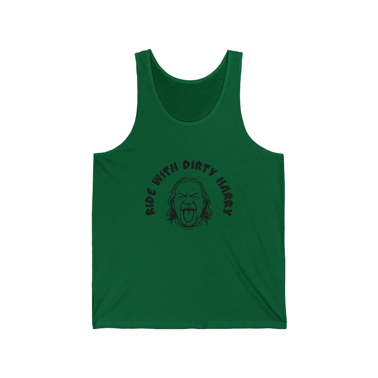 Ride With Dirty Harry Muscle Tank — Retro Graphic Tank Top