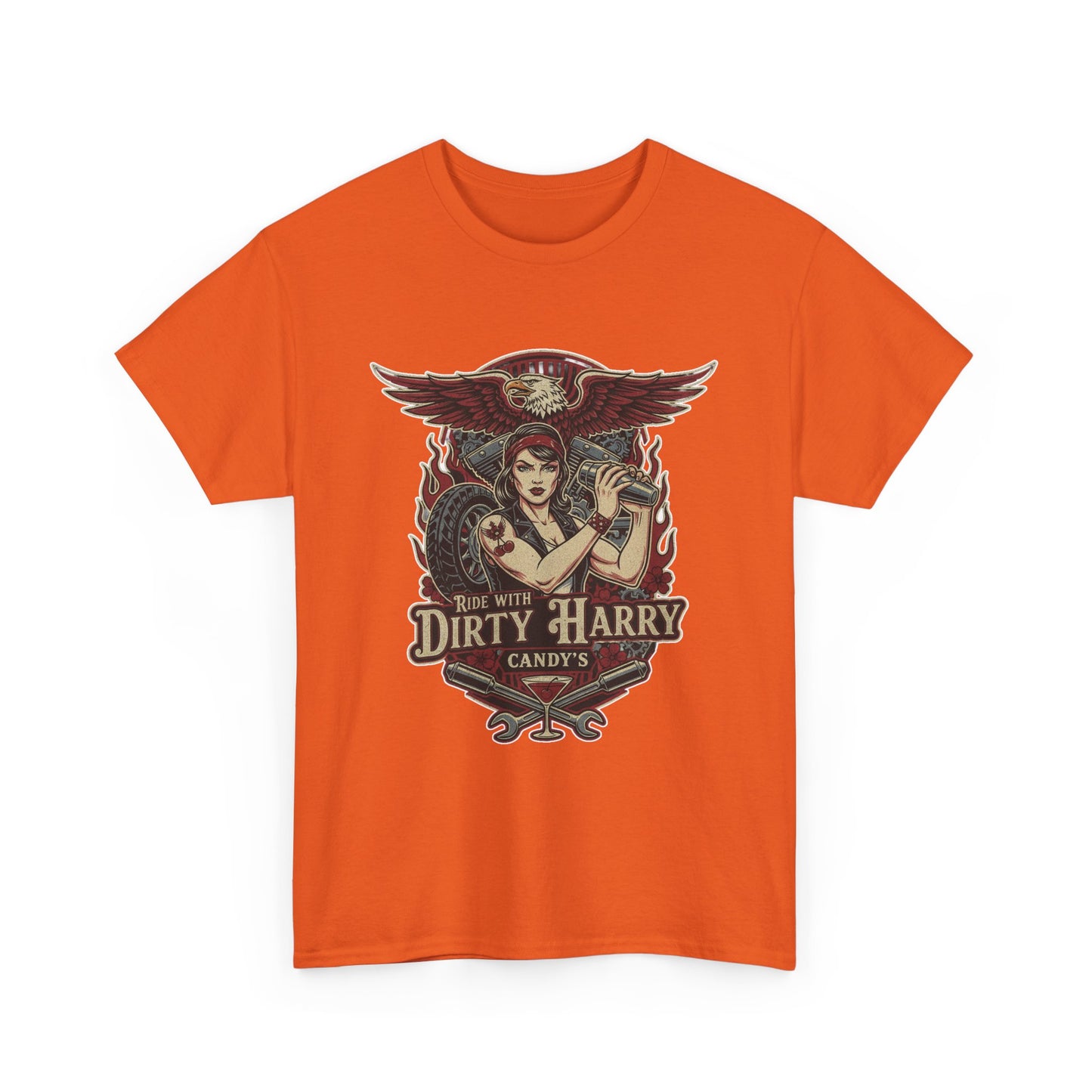 Vintage Pinup 'Dirty Harry' Candy Logo Tee