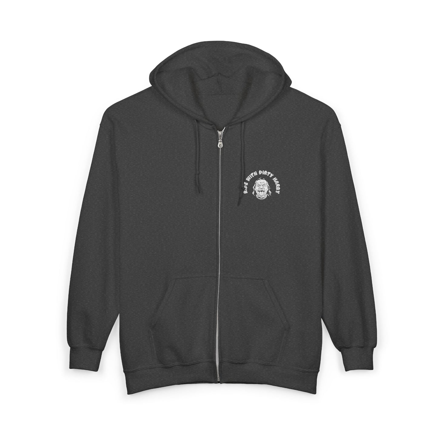 Dirty Harry Quote Zip Hoodie — Warm Full‑Zip Sweatshirt