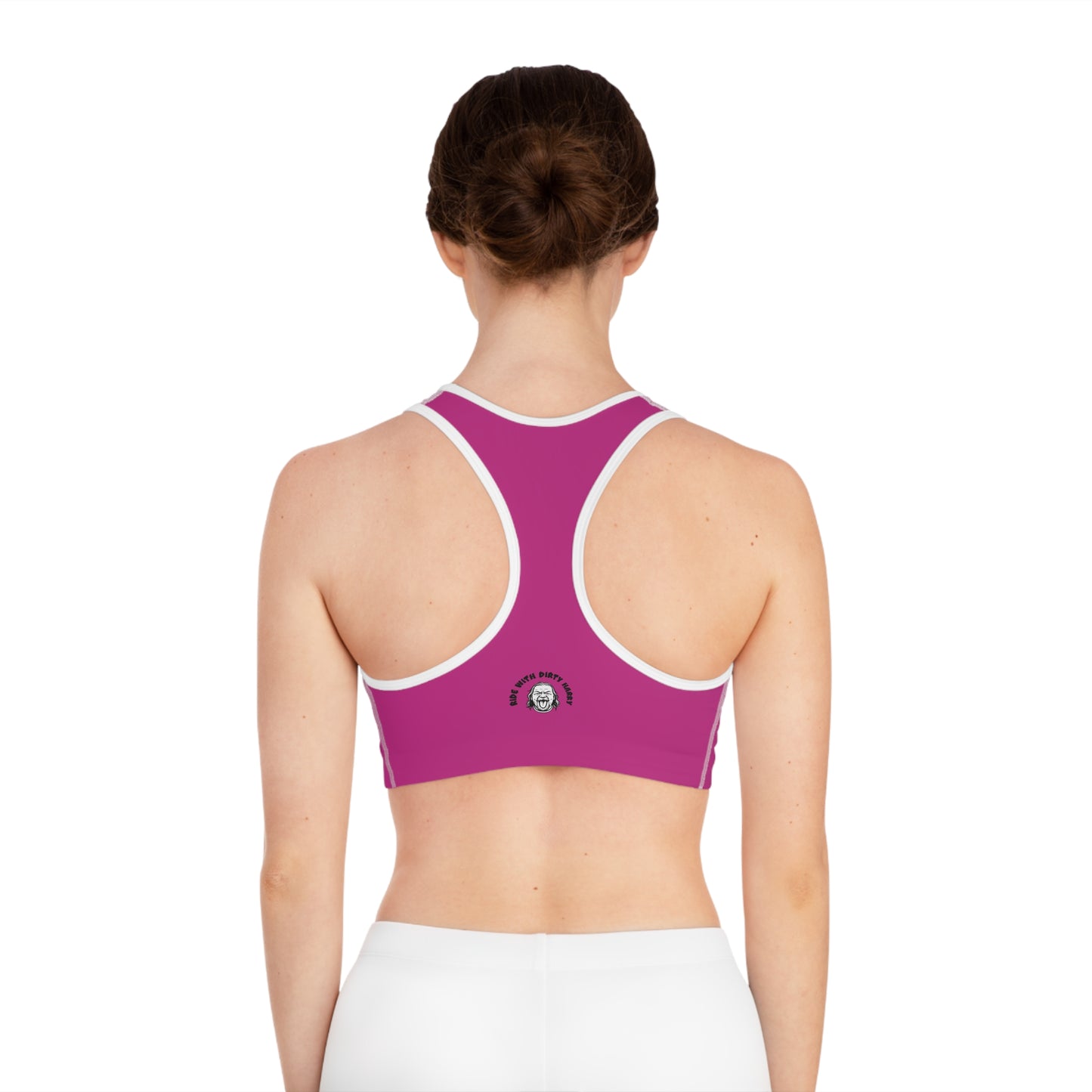 DirtyHarry 'Looks Good On You' Sports Bra — All-Over Print Activewear