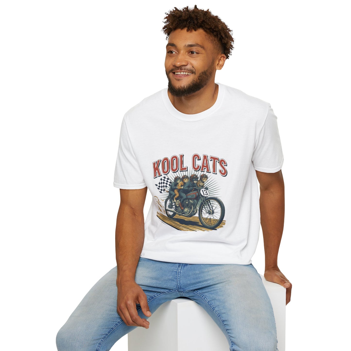 Kool Cats Racing Team T-Shirt — Official Vintage Motorcycle Racing Tee