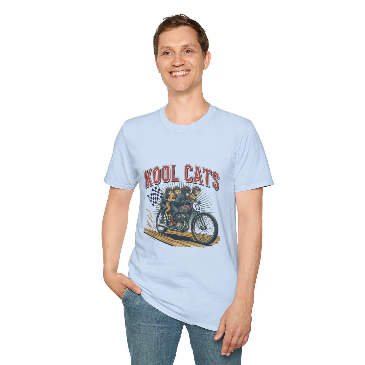 Kool Cats Racing Team T-Shirt — Official Vintage Motorcycle Racing Tee