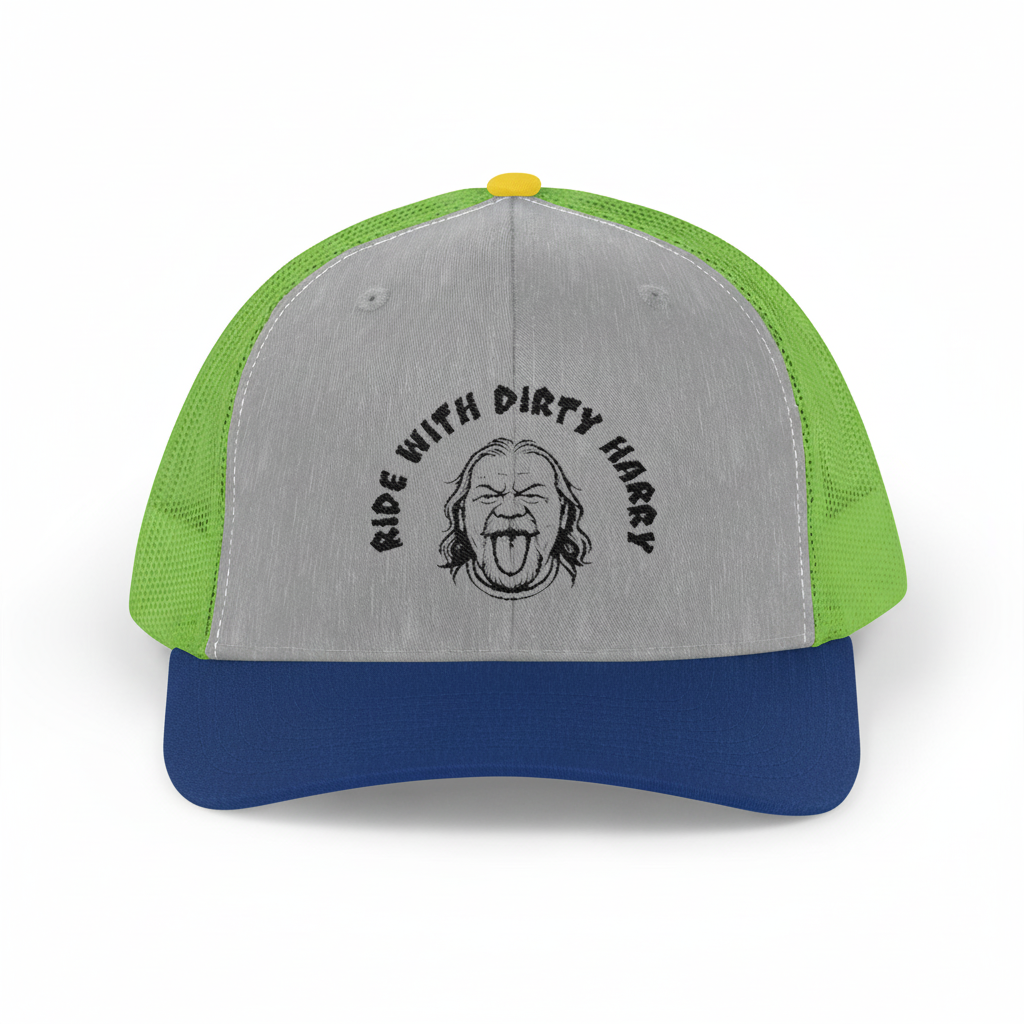 Snapback trucker cap in multicolor