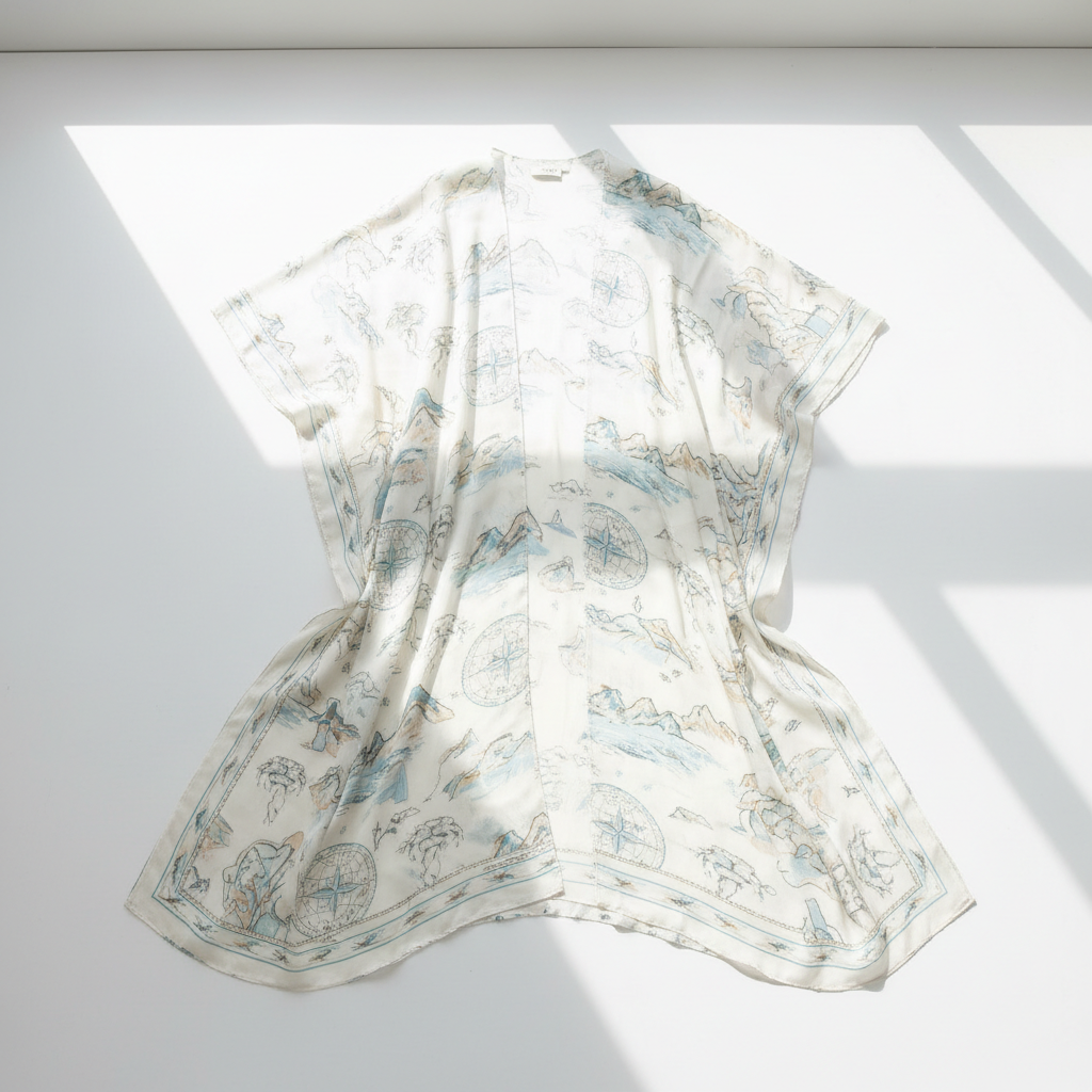 Beach Cover-Up Kimono product shot