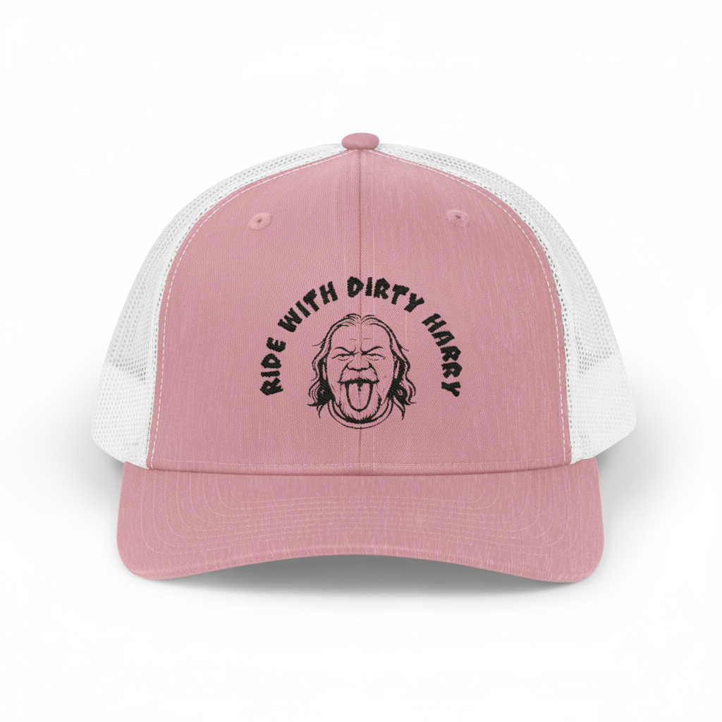 Snapback trucker cap in pink
